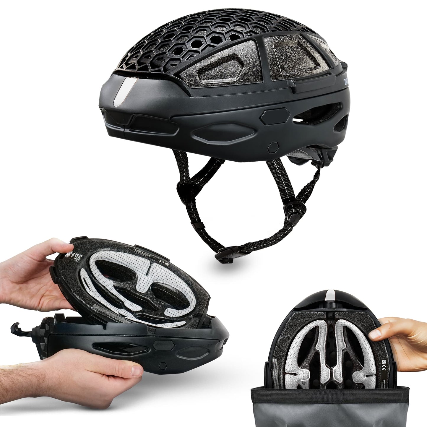 Casque à clip rabattable