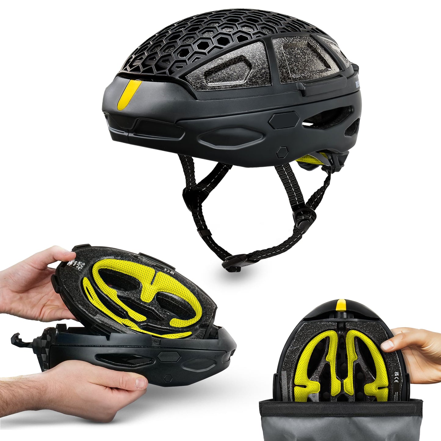 Casque à clip rabattable