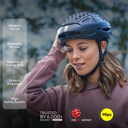 bike helmets with magnetic clasp Newlane Mips Foldable Helmet